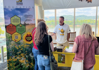 TN Pollinators booth at the Tennessee Aquarium | Pollinator Week 2024